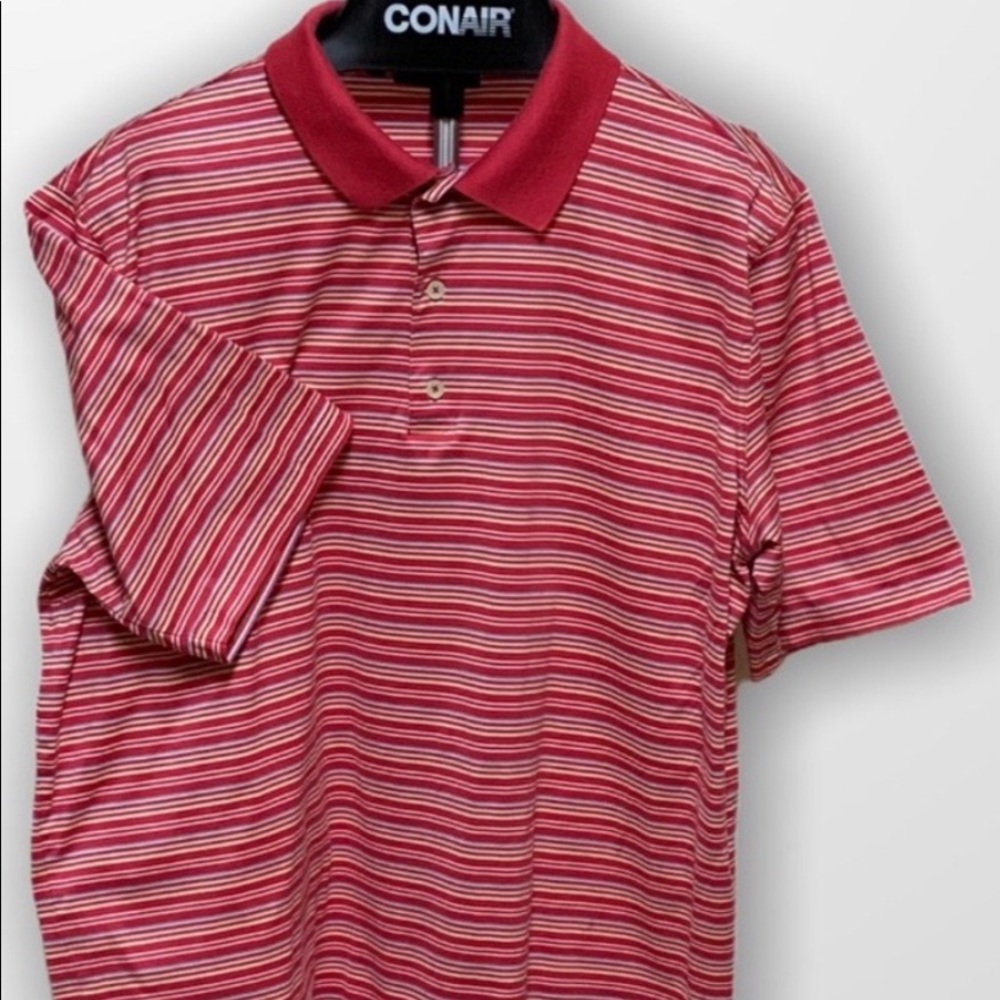 Bobby Jones Men’s Size XL Short Sleeve Striped Polo Shirt